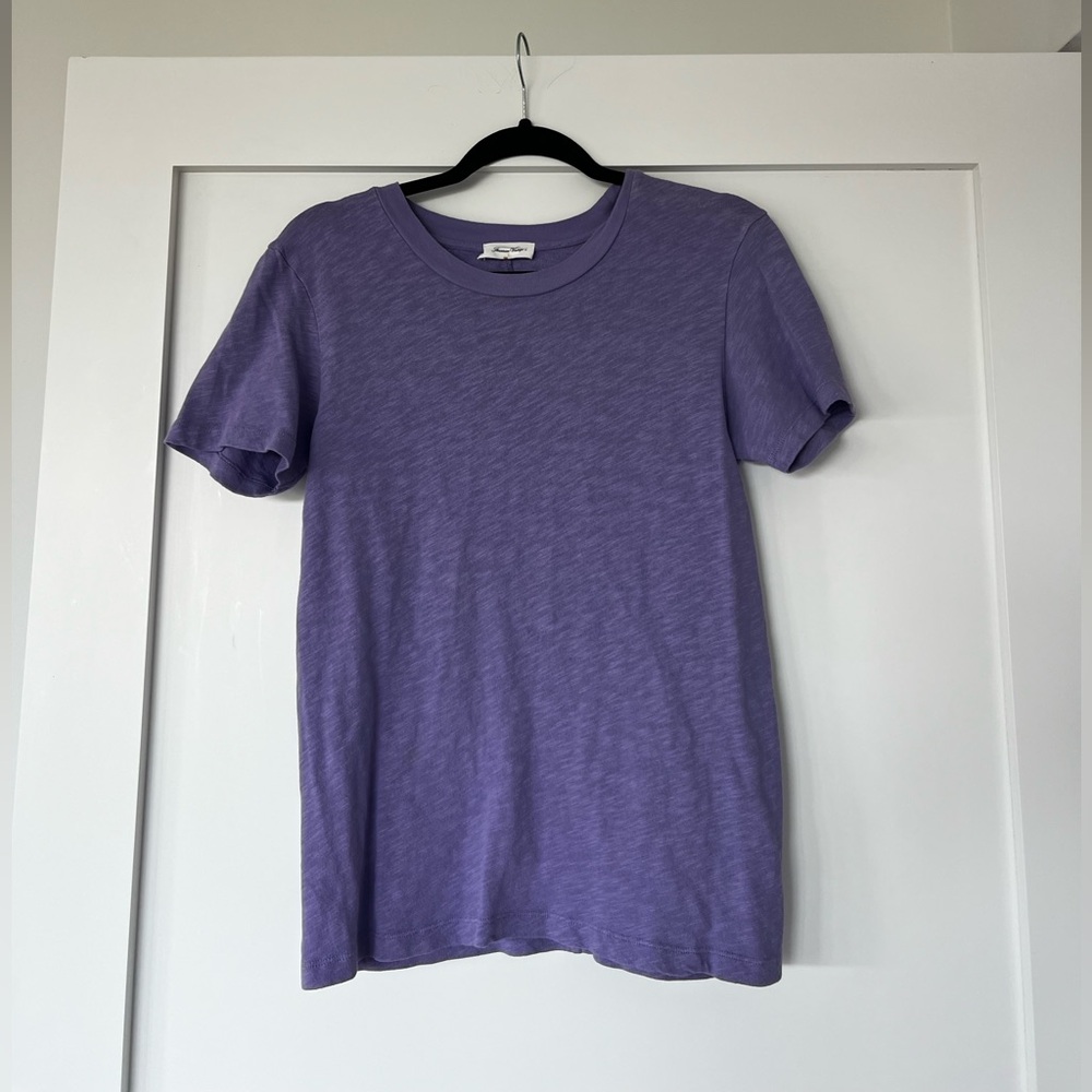 American Vintage Lavender Short Sleeve Tee